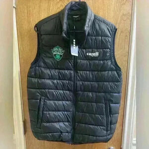 North Texas Celtics Futbol Club Puffer Quilted Zip Vest Black Size M NEW NWT